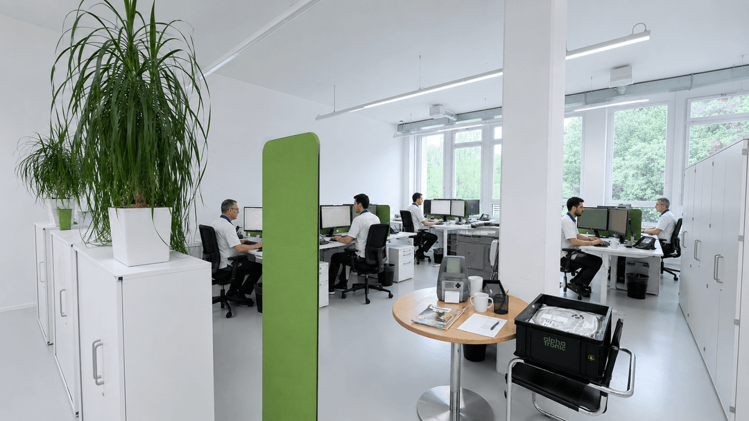 Team bei der Arbeit bei Alphatronic AG